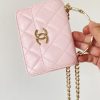 Chanel HAAS Mini Bag Pink For Women 3,7in/9,5cm