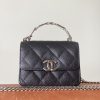 Chanel HAAS Mini Bag Black For Women 3,7in/9,5cm