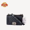 [True-to-ORIGINAL] Chanel Mini Classic Flapbag Black For Women 20cm/7.9 in