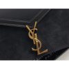 Saint Laurent Cassandra Medium Chain Bag Black For Women 8.6in/22cm YSL 5327500SX0W1000