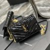 Saint Laurent Envelope Small Bag Black For Women‎ 7.5in/19cm