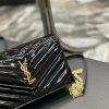 Saint Laurent Envelope Small Bag Black For Women‎ 7.5in/19cm
