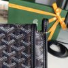 Goyard Plumet Pocket Wallet Navy Blue For Women 8.1in/20.5cm PLUMETPMLTY12CL12P