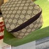 Gucci GG Mini Packing Cube Supreme Canvas Beige/Grey For Men 8.7in/22cm 726657 KGD0N 4060