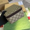 Gucci GG Mini Packing Cube Supreme Canvas Beige/Grey For Men 8.7in/22cm 726657 KGD0N 4060