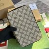 Gucci GG Mini Packing Cube Supreme Canvas Beige/Grey For Men 8.7in/22cm 726657 KGD0N 4060