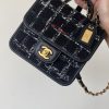 Chanel Classic Handbag Black For Women 6,7in/17cm