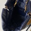 [True-to-ORIGINAL] Chanel 22 Mini Bag Gold Tone Navy Blue For Women 7,1in/18cm
