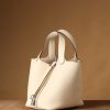 Hermes Picotin Lock 18 Cream Bag For Women, Women's Handbags 7.1in/18cm