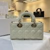 Dior Medium Lady D-Joy Bag White For Women 8,7in/22cm