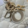 Dior Medium Lady D-Joy Bag White For Women 8,7in/22cm