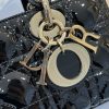 Dior Medium Lady D-Joy Bag Black For Women 8,7in/22cm