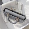 Dior Medium Lady D-Joy Bag Grey For Women 8,7in/22cm