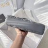 Dior Medium Lady D-Joy Bag Grey For Women 8,7in/22cm
