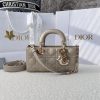 Dior Medium Lady D-Joy Bag Light Brown For Women 8,7in/22cm