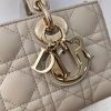 Dior Medium Lady D-Joy Bag Light Brown For Women 8,7in/22cm