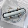 Dior Medium Lady D-Joy Bag Blue For Women 8,7in/22cm
