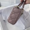 Dior Medium Lady D-Joy Bag Purple For Women 8,7in/22cm