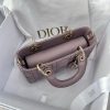 Dior Small Lady D-Joy Bag Purple For Women 6,3in/16cm