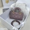Dior Small Lady D-Joy Bag Purple For Women 6,3in/16cm