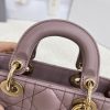 Dior Small Lady D-Joy Bag Purple For Women 6,3in/16cm
