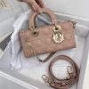Dior Medium Lady D-Joy Bag Pink For Women 8,7in/22cm
