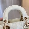 Dior Small Lady D-Joy Bag White For Women 6,3in/16cm