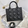 Dior Small Book Tote Bag Black For Women 10,4in/26,5cm M1325OWHP_M900