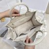Dior Small Book Tote Bag White For Women 10,4in/26,5cm M1325OWHP_M030