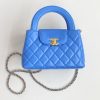 Chanel Kelly Bag Blue For Women 5,1in/13cm