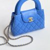 Chanel Kelly Bag Blue For Women 5,1in/13cm