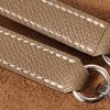 Hermes Kelly Epsom Silver Tone Lock Bag Grey For Women 9,8in/25cm