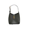 Saint Laurent Le 5 A 7 Soft Small Black/Yellow/Burgundy For Women‎ 9in/23cm 713938AAAUQ1000