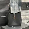 Saint Laurent Le 5 A 7 Soft Small Black/Yellow/Burgundy For Women‎ 9in/23cm 713938AAAUQ1000