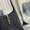 Saint Laurent Le 5 A 7 Soft Small Black/Yellow/Burgundy For Women‎ 9in/23cm 713938AAAUQ1000