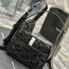 Saint Laurent Le 5a7 Shoulder Bag Black For Women 9.4in/24cm SLAU-WY2177
