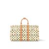 Louis Vuitton Keepall Bandoulière 45 Bag Beige For Men 17,7in/45cm M25233