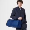 Louis Vuitton Keepall Bandoulière 50 Bag Blue For Men 19,7in/50cm M53766