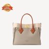 [True-to-ORIGINAL] Louis Vuitton On My Side MM Tote Bag Grey For Women 12in/31cm M53825