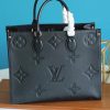 Louis Vuitton OnTheGo PM Tote Bag Black For Women 9.8in/25cm LV M45653