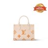 [True-to-ORIGINAL] Louis Vuitton OnTheGo PM Tote Bag Cream For Women 9.8in/25cm