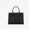 Louis Vuitton OnTheGo PM Tote Bag Black For Women 9.8in/25cm LV M45653