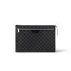 Louis Vuitton Pochette 24H Bag Black For Men 14.1in/36cm N40481