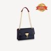 [True-to-ORIGINAL] Louis Vuitton Vavin MM Monogram Empreinte Navy Blue For Women 9.8in/25cm LV M43925
