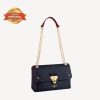 [True-to-ORIGINAL] Louis Vuitton Vavin MM Monogram Empreinte Navy Blue For Women 9.8in/25cm LV M43925
