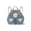 Louis Vuitton Venice Denim Blue Back Pack For Women M46836 - 10.2 Inches / 25.9 Cm