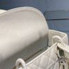 Christian Dior Medium Lady Dior Bag White For Women 9.5in/24cm