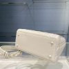 Christian Dior Medium Lady Dior Bag White For Women 9.5in/24cm