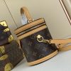 Louis Vuitton Nano Cannes Handbags Brown For Women 14.5cm / 5.7in M82952
