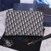 Dior Oblique Jacquard Pouch Black/BeigeFor Women 12in/30cm CD 2OBCA251YSE_H03E